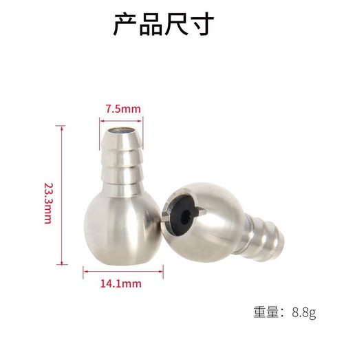 PA foam kettle filter net suction bead suction tube ball high pressure filter accessories stainless steel gravity ball SUS304 material