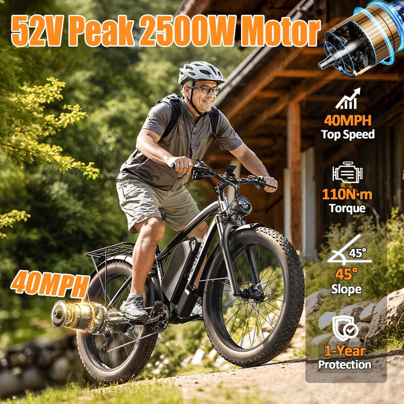 厂家批发 Ebycco电动自行车 海外一件代发 65KM/H 胖胎电动山地车|undefined
