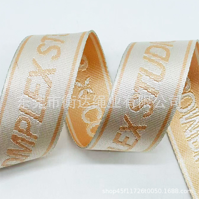 Personalizado 1 - 10cm de espesor 1mm brillante imitación de nylon jacquard cinturón bolsos zapatos sombreros teléfonos móviles correa de tela