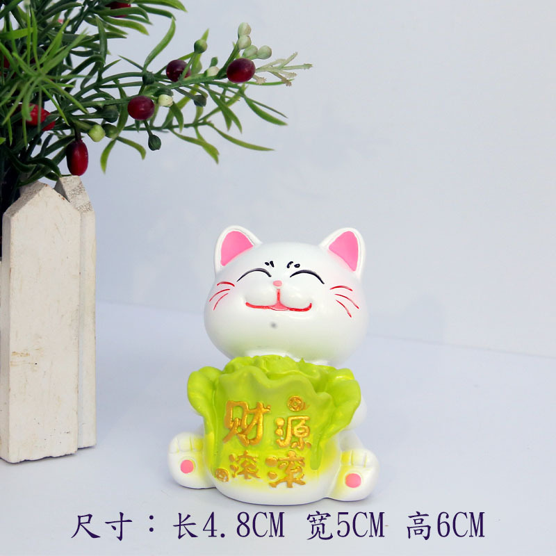 平安喜乐招财猫小摆件办公文化桌面装饰家居创意礼物小猫文创礼品|undefined