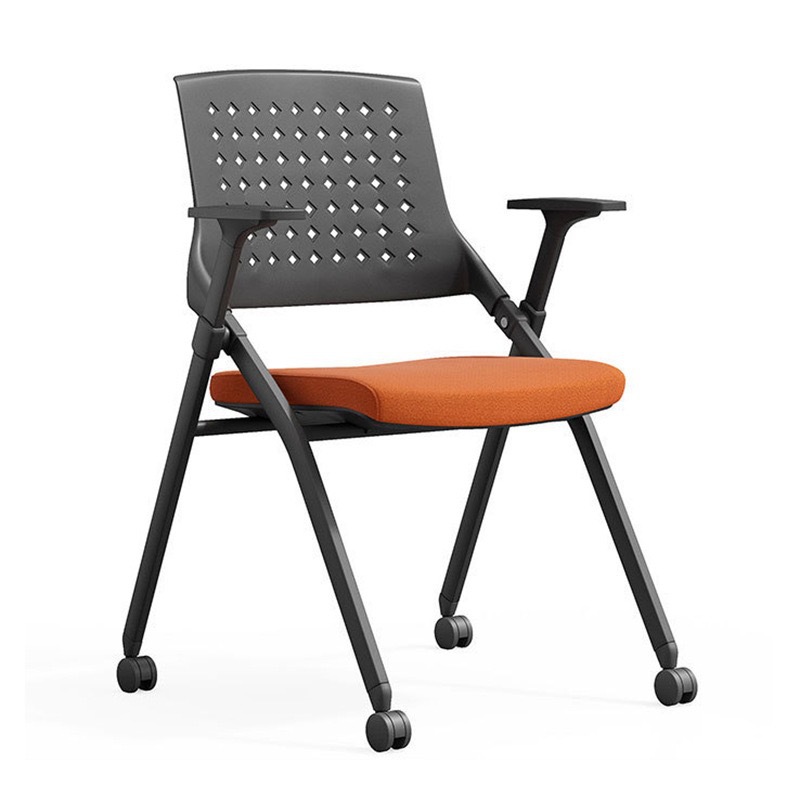 Черная оранжевая подушка