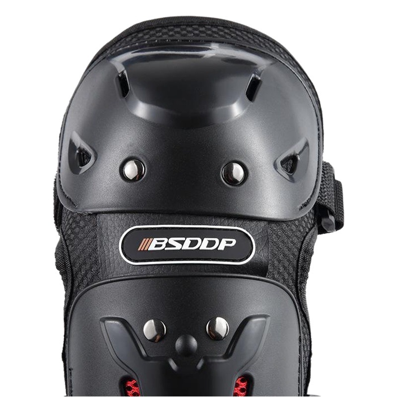 Cuatro temporadas de conducción de la motocicleta rodillera codo de cuatro piezas off-road Knight Equipo de protección otoño e invierno cálido equipo de almohadilla de pierna resistente a caídas