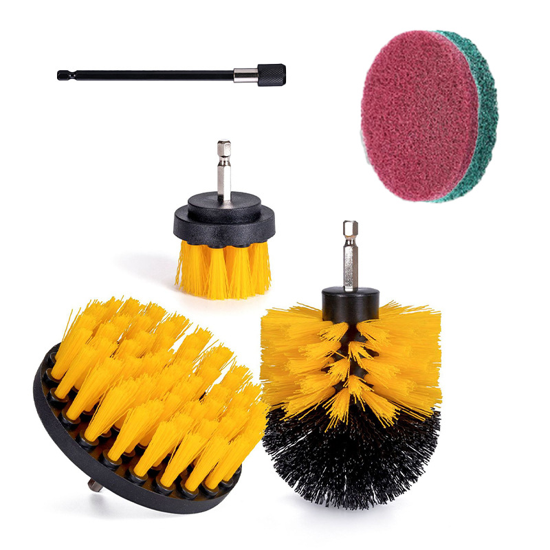 노란색, 3종 세트 + 빨간색과 녹색 + 150MM 연장 막대, 플라스틱