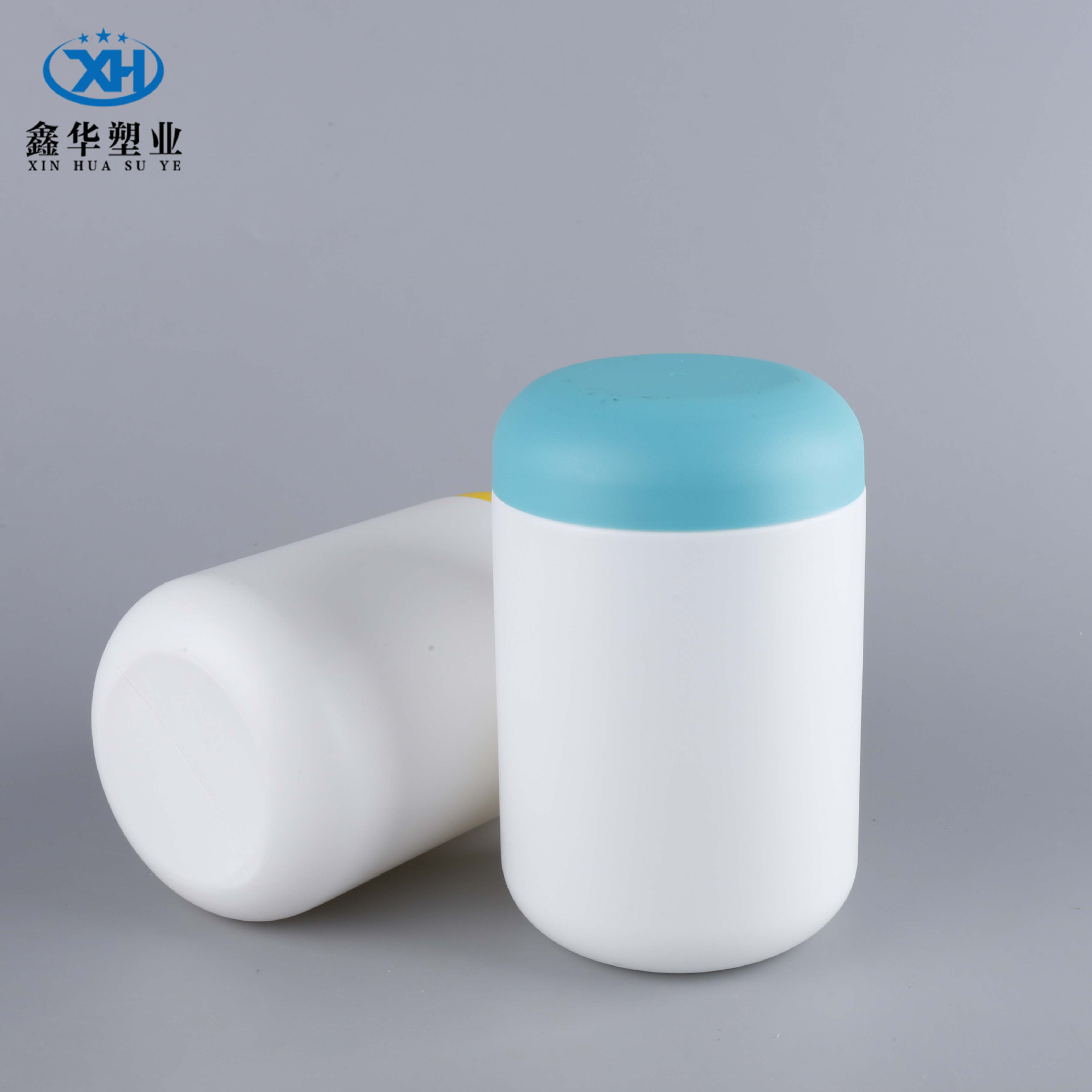 1000g barril de polvo de sésamo negro al por mayor leche en polvo de boca ancha multigrano sustituto de comida en polvo botella 250-500ml tanque de embalaje de polvo