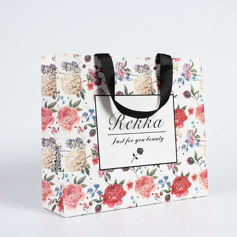 批发外卖打包牛皮纸手提袋印logo食品礼品包装袋ins奶茶服装袋子