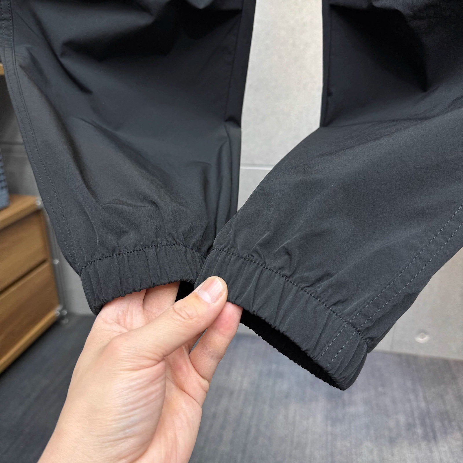 Men's Casual Zippered Multi Pocket Pants Trendy Versatile Drawstring Cuff Style Cool Stylish Quick Drying Cargo Outdoor_viptrois.com