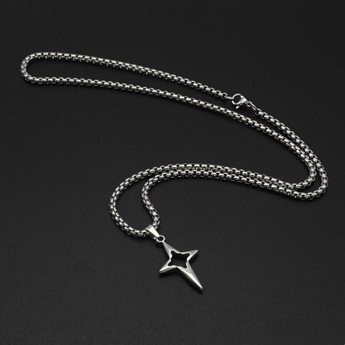 Minimalist Stainless Steel Lockchain with Cool and Simple Elegance, Versatile and Unique Design, Sexy Accessory