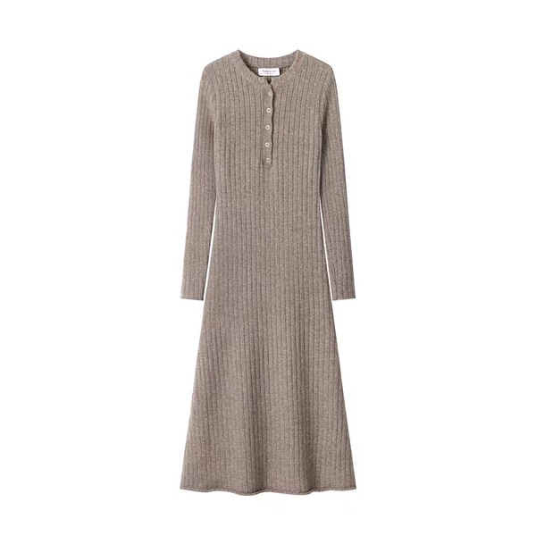 Retro knitted long-sleeve