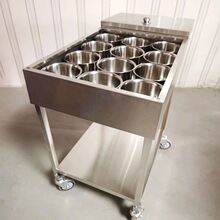 厨房移动调料车食堂商用传菜小推车饭店酱料收纳酒店不锈钢调料台