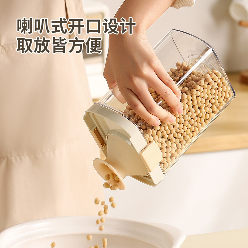 silicona retráctil sellado granos gruesos granos gruesos cocina granos gruesos almacenamiento tanque de almacenamiento de granos gruesos sin tapa abierta tanque de almacenamiento de lujo ligero