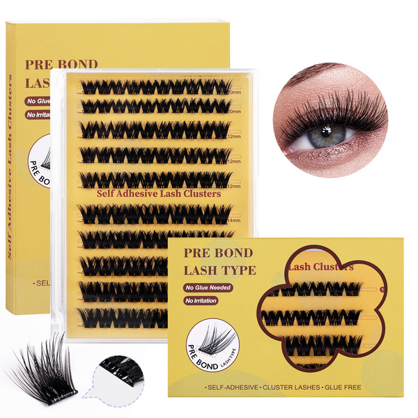 dense three dimensional self-adhesive false eyelashes for eyelashes