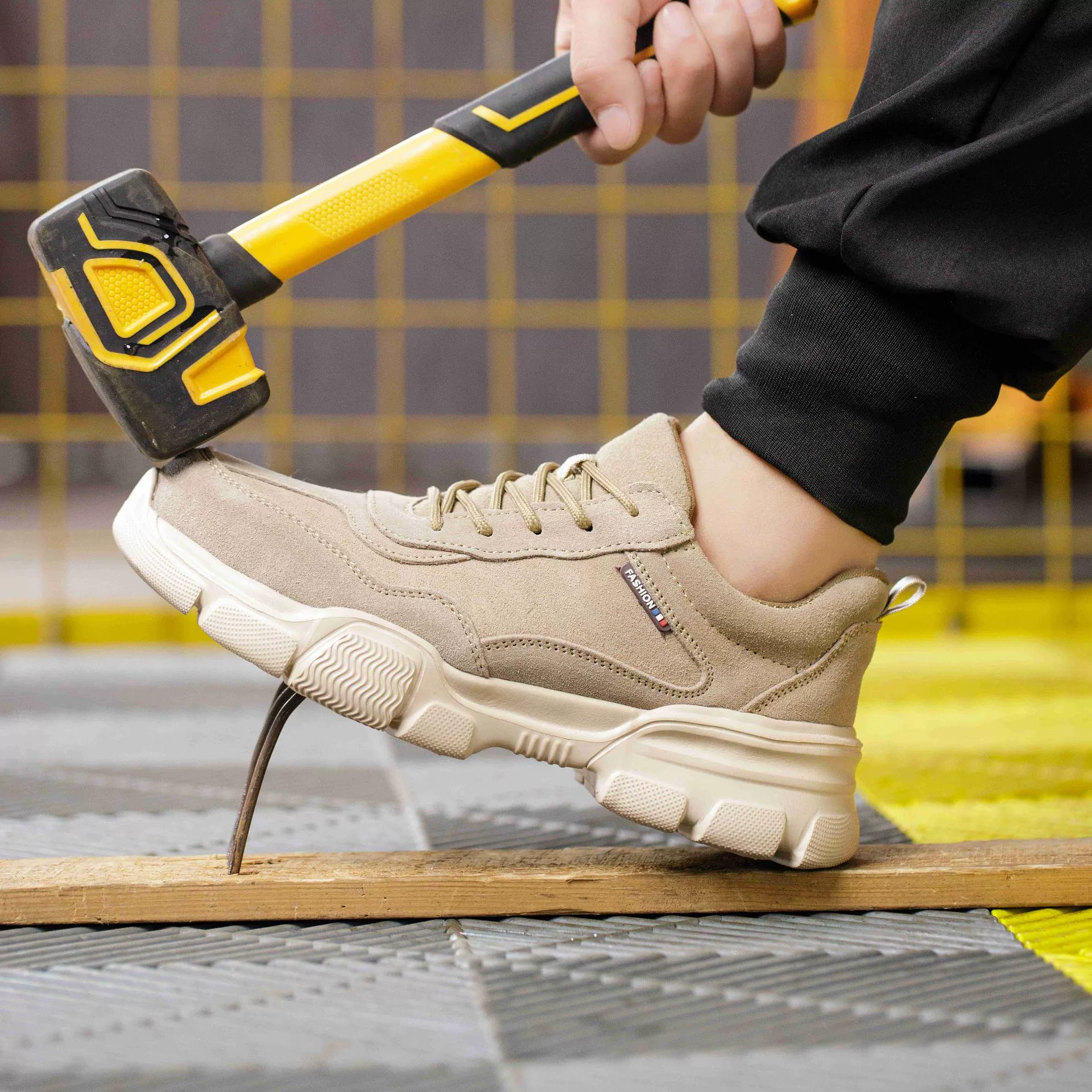 Новая обувь для защиты труда дышащая стальная головка