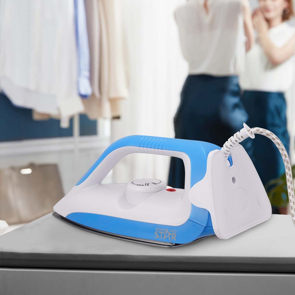 Placa inferior de teflón transfronterizo de Winning star con control de temperatura, plancha eléctrica de mano, plancha para planchar en seco, Dry Iron