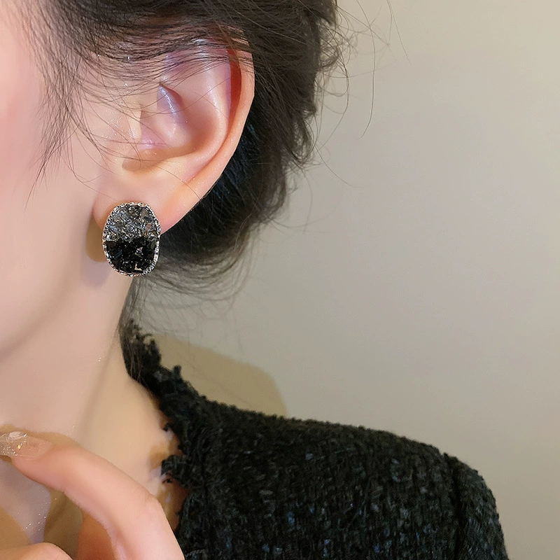 Серебряные серьги-бабочки с жемчужной вставкой, серебряная игла, двойное ношение, яркий фуксия акцент, 6 см