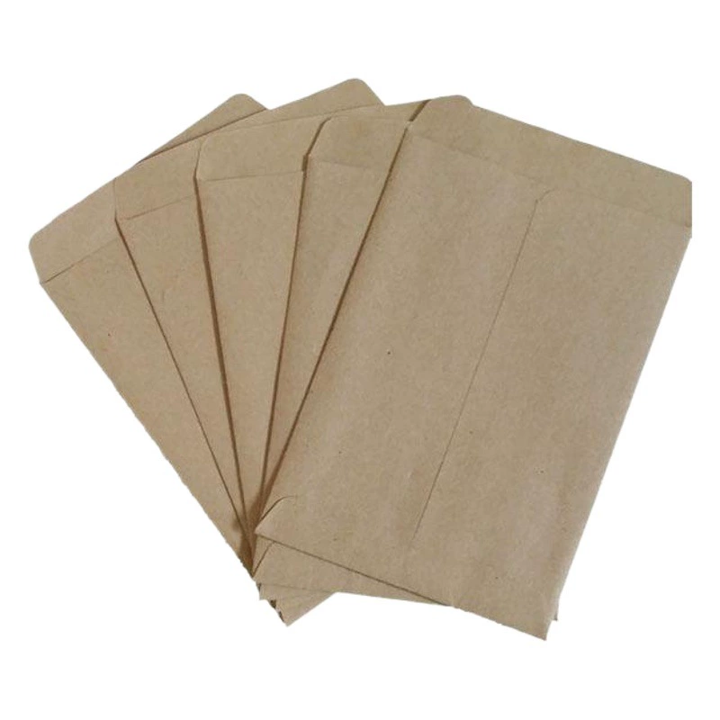 Завод семян древесной массы мешок финансовой зарплаты мешок Почтовое отделение желтый Крафт-бумага Китайский конверт мешок 6*10