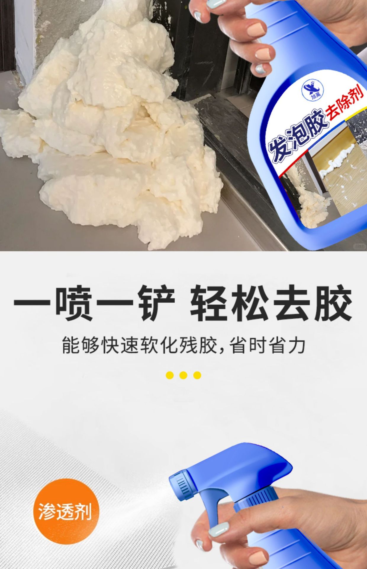 Foam Glue Cleaning and Glue Remover to Remove and Dissolve Polyurethane Foam Glue Special Cleaning Offset Printing Residual Glue Cleaner