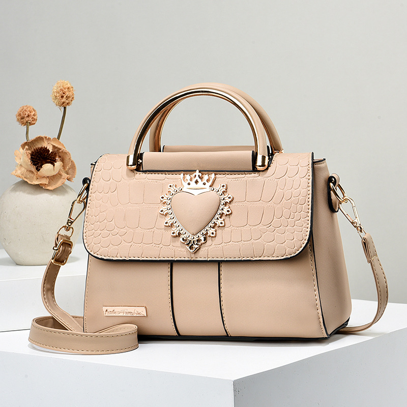 Bolso de Mano y Hombro Con Textura de Piedra para Mujer de PU, Cierre con Tapa, para Uso Diario image 3