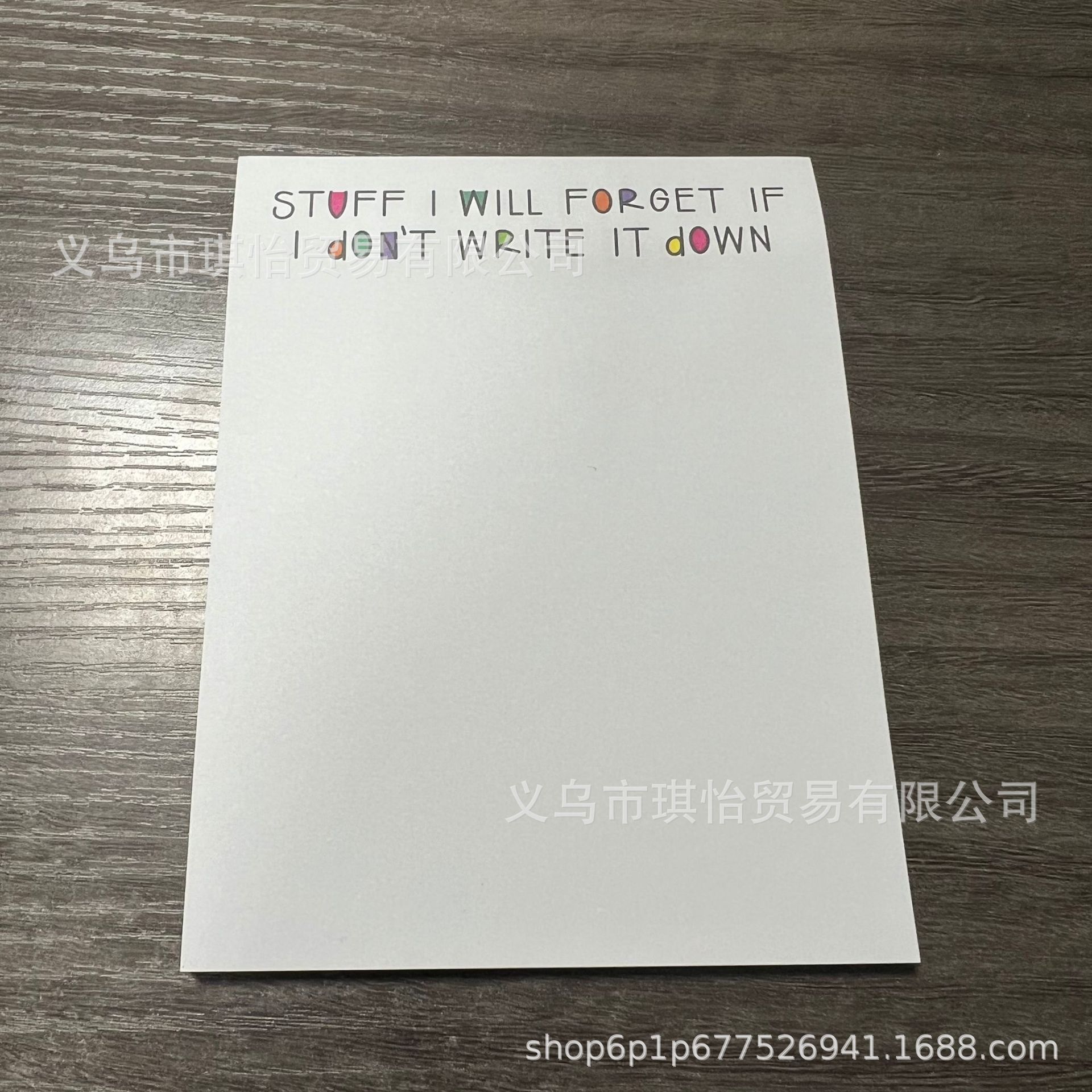 Lista de tareas pendientes peculiar Bloc de notas transfronterizo nuevo Bloc de notas de humor nota adhesiva regalo creativo