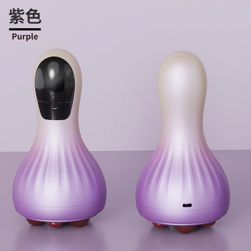 便携自动无线推脂机家用揉腹仪手持无线按摩仪跨境电动按摩器按摩|undefined