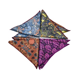 Men's Suit Jacquard Pocket Scarf Square Shirt Accessories Handkerchief Formal Suit Breast Scarf Silk Scarf Breast Scarf