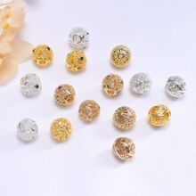 14K����ɫ �U����A���Ӹ������ diy��朴����Ʒ���ɢ�����