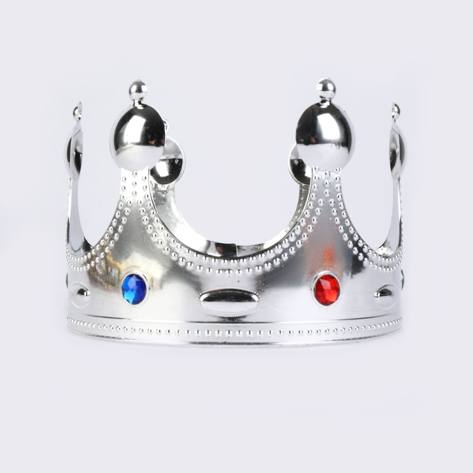 King Crown Halloween Kids Ball Disfraz de plástico galvanizado corona cetro suministros de fiesta sombrero de cumpleaños