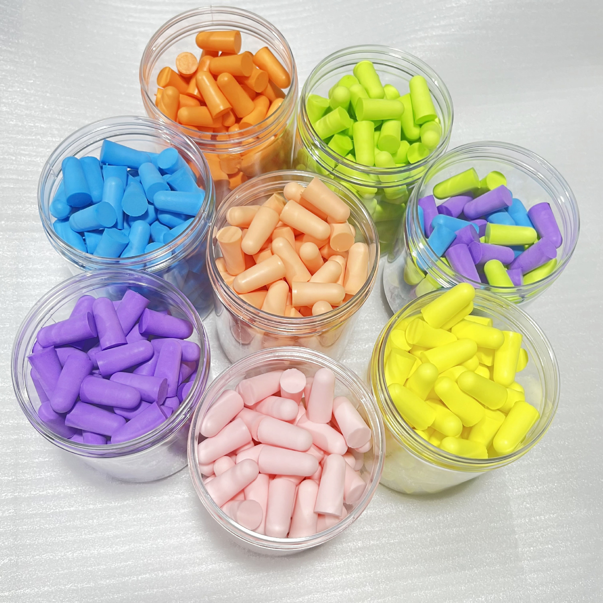 新款耳塞厂家聚氨酯降噪音60副圆装耳塞