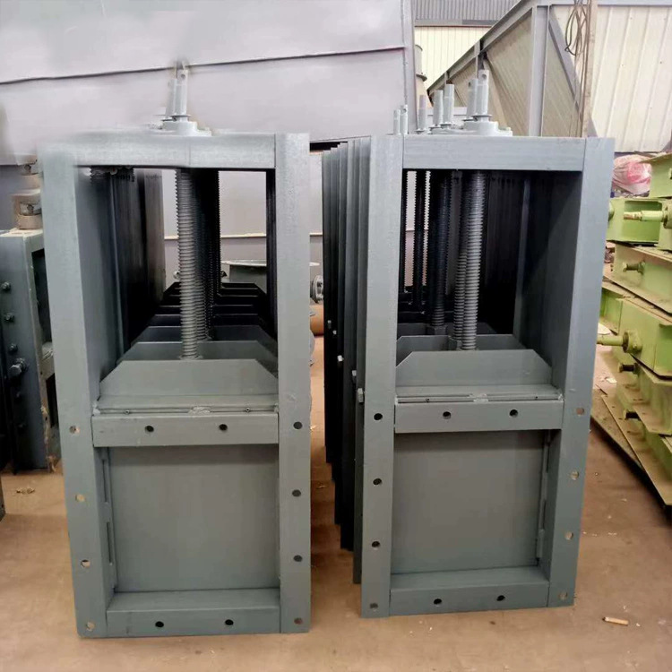 手闸一体电动插板阀  600*600电动启闭机阀门 可高温气动闸板阀