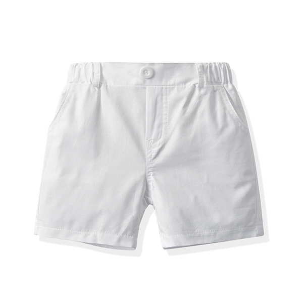 summer children's solid color shorts for boys for leisure