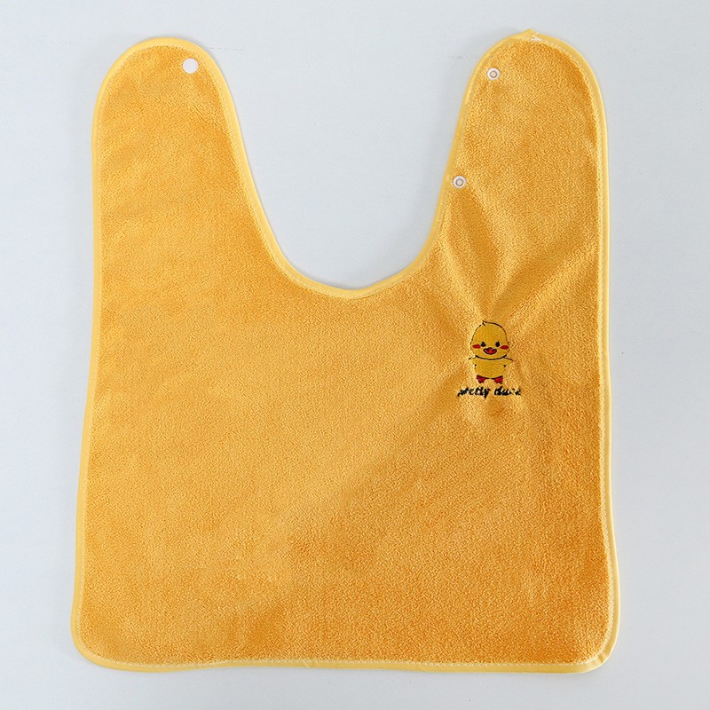 Toalla de lavado para niños absorbente Babero infantil babero del bebé kindergarten comer babero engrosada Toalla de cara