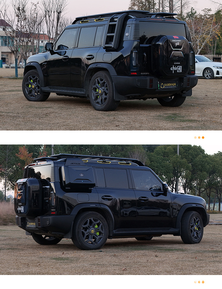 Jietu Traveler Roof Platform, Shanhai T2 Roof Rack, Roof Frame, Ladder, Backpack, Aluminum Alloy Roof Luggage Rack