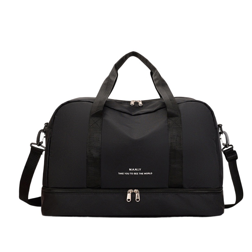 Nuevo portátil impermeable bolsa de viaje de corta distancia viaje de negocios crossbody bolsa húmeda y seca de separación Yoga Fitness bolsa de hombro de las mujeres