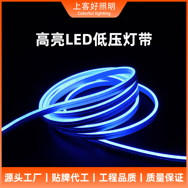 LED灯带灯条客厅吊顶彩灯装饰灯120灯户外氛围灯室外霓虹灯线条灯