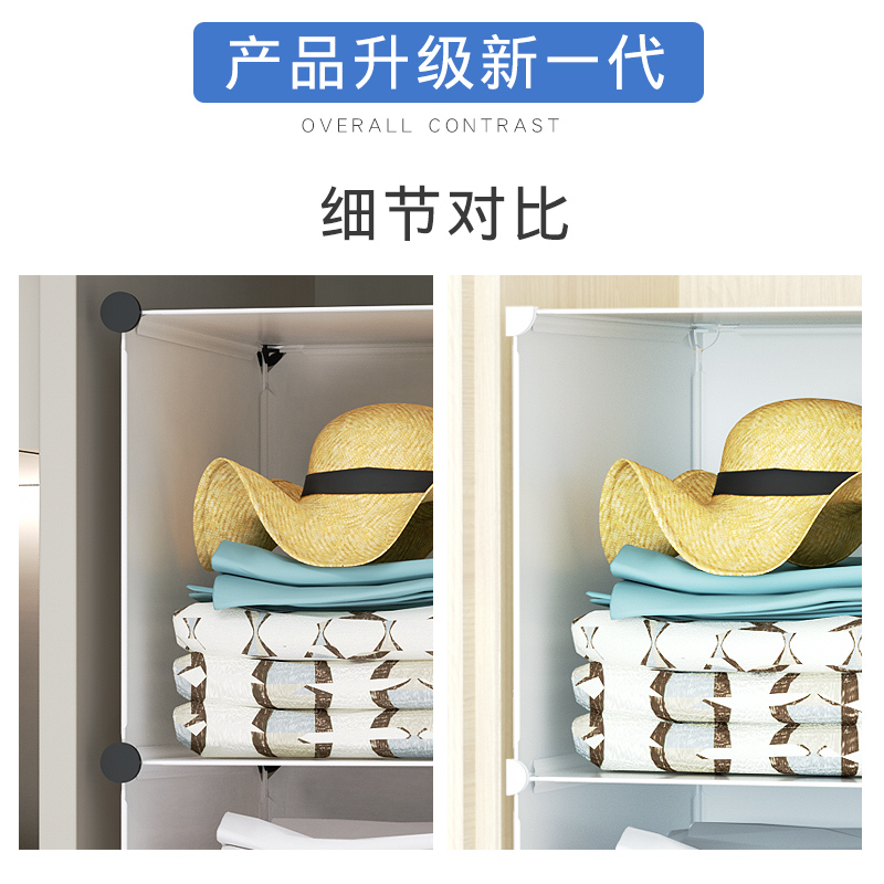 Clothing storage layered partition wardrobe storage shelf division…