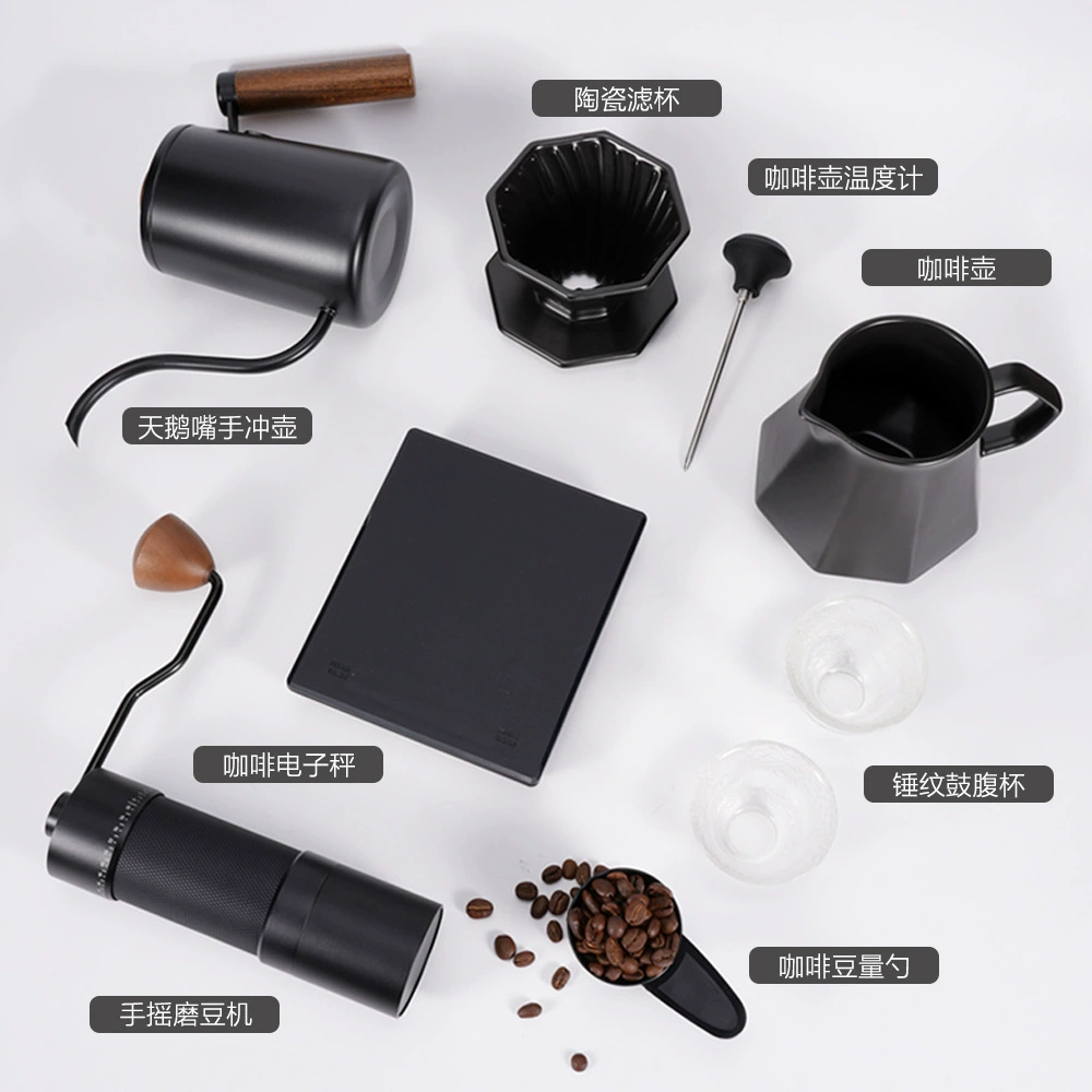 Black set, electronic scales, thermometer