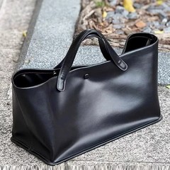 2025年新款复古极简风柔软小众通勤手提包纯色高级感腋下包包女款