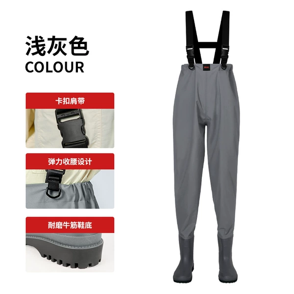Light luxury Taslon light gray short bust