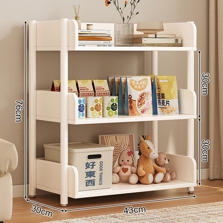 Estante de almacenamiento multicapa estante de almacenamiento de piso simple estante de libros de hierro forjado estante de almacenamiento de sala de estar estante de exhibición estante de biblioteca doméstica