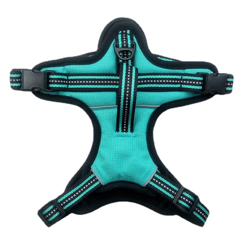 Amazon correa para mascotas perro reflectante correa para el pecho chaleco perro cuerda a prueba de explosiones perro caminando suministro directo de fábrica