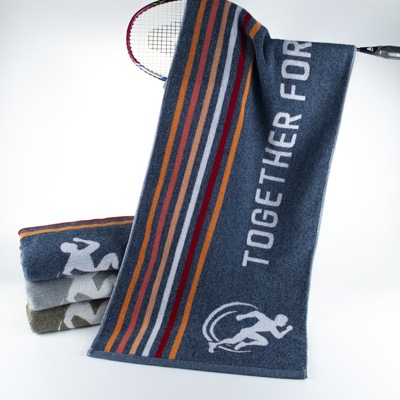 1.1 meters long sports towel 100 cotton big bath towel soft sweat-absorbent outdoor fitness running dark cross-border 1.1 meters long sports towel 100 cotton big bath towel soft sweat-absorbent outdoor fitness running dark cross-border