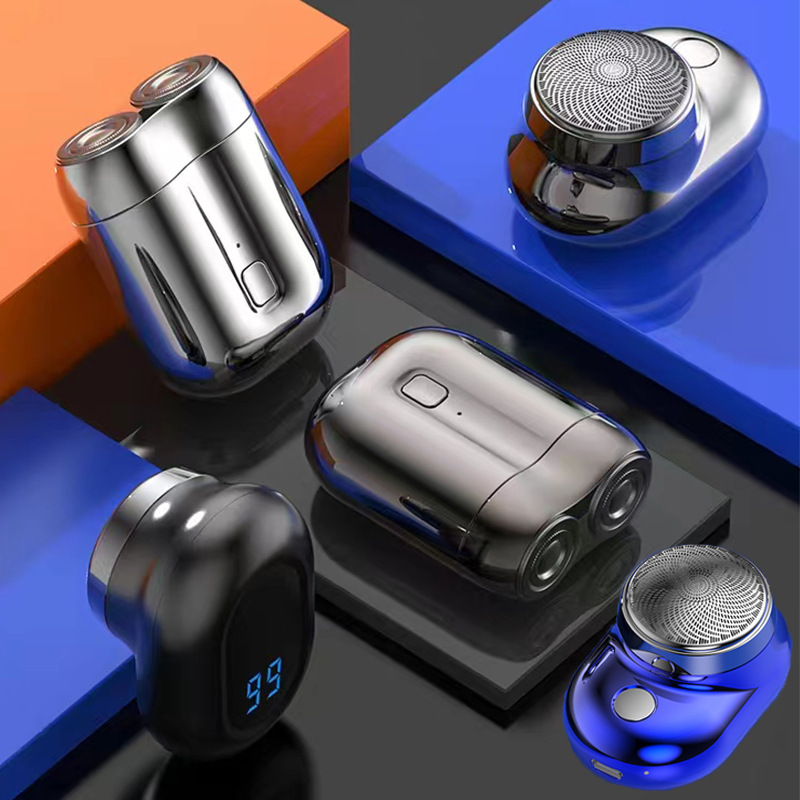 Douyin Electric Mini Shaver USBRechargeable Shaver Waterproof Men's Travel Portable Beard Shaver