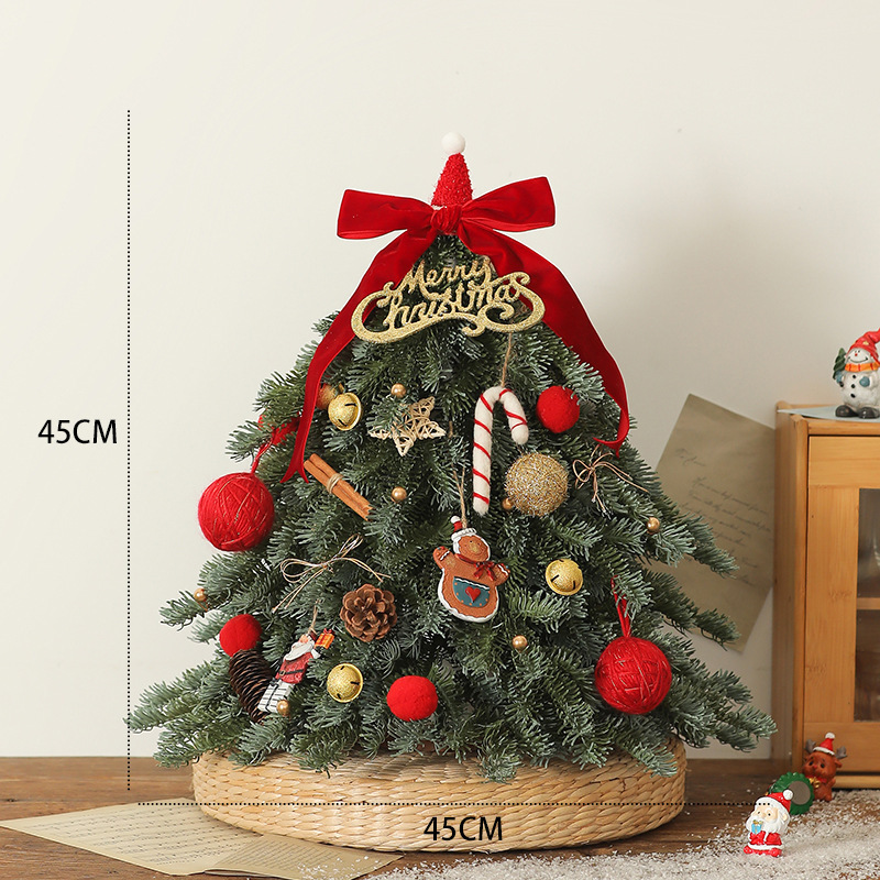クロスボーダー特別なクリスマスツリーノベルソンホームオーナメントリビングルームdiyクリスマスデコレーション小さなデスクトップシミュレーション|undefined