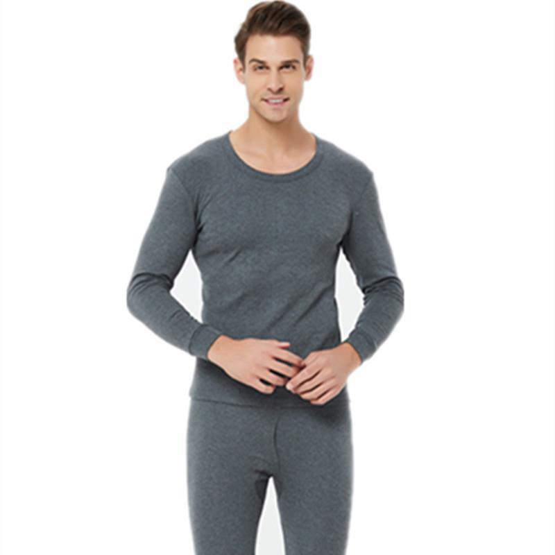 Foreign trade Men's thermal underwear cotton bottoming long pants cotton sweater men's autumn clothes long pants thin XX0123