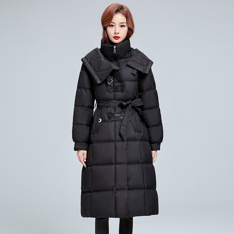 L - 4XL de gran tamaño, ropa de algodón larga europea, chaqueta de algodón de invierno, chaqueta de algodón suelta, chaqueta de moda de gran tamaño, chaqueta de algodón image 6