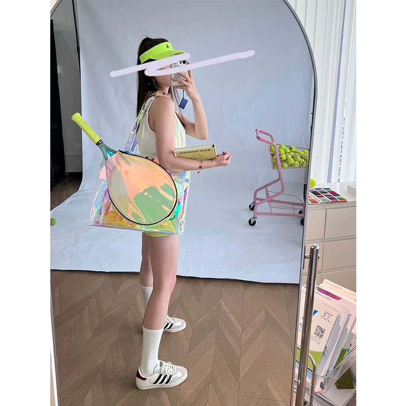 Bolsa de Tenis Colorida 2025 para Mujer, Bolso de Hombro, Bolsa de Raqueta Deportiva para Exteriores, Bolsa de Bádminton Ligera para Hombre image 3