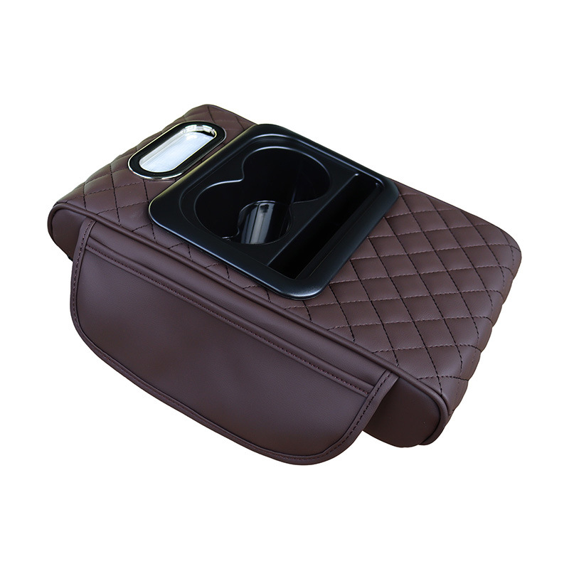 Armrest box pad: Universal Tissue Cup Holder - gt-6-embroidered-5-coffee-free-small-tissue-pack