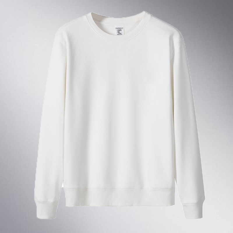 퓨어 화이트 [벨벳 없는 라운드 넥]