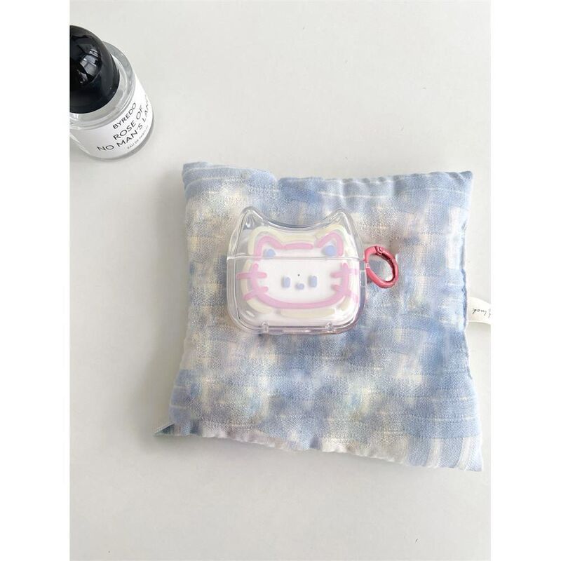 Ins Line Drawing Kt Cat Suitable for AirPods 4Th Generation Bluetooth Protective Case AirPods Pro 3 Earphone Cover Huaqiangbei Ins Line Drawing Kt Cat Suitable for AirPods 4Th Generation Bluetooth Protective Case AirPods Pro 3 Earphone Cover Huaqiangbei