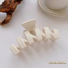 Elegant plush hair accessory, hairgrip, big crab pin, advanced shark, hairpins, french style, high-quality style, wholesale