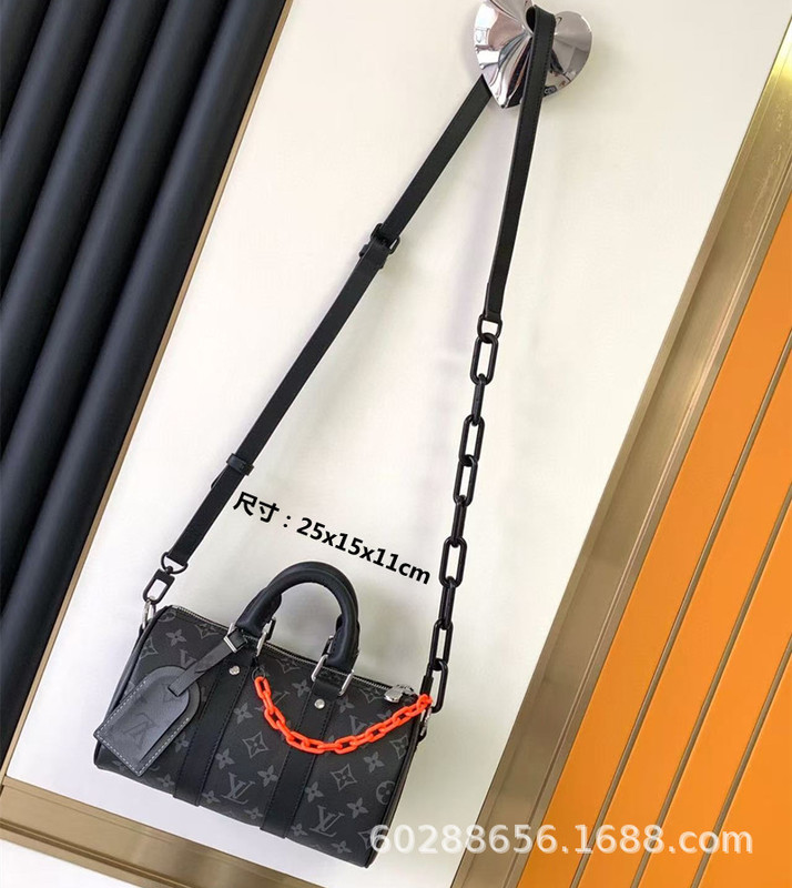 直供跨境m lv男包女包黑武士盒子包枕头包真皮邮差包公文包链条包|undefined